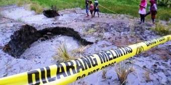 Titik Semburan Lumpur di Gondang Bojonegoro Makin Lebar, BLH Tunggu Hasil Lab