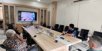 Kantah Pasuruan Ikut Monev PTSL Kementerian ATR/BPN Secara Daring