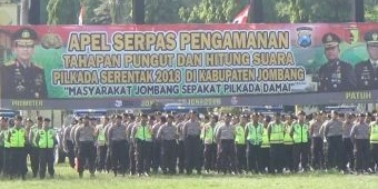 Di Jombang, 9.545 Personel Disebar untuk Pengamanan Pilkada di 2.147 TPS