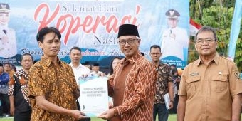 Ini Pesan Wakil Wali Kota Kediri saat Pimpin Upacara Peringatan Hari Koperasi Nasional Ke-78