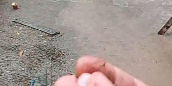 Hujan Es Landa Sejumlah Titik di Kabupaten Kediri Sore Hari