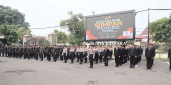 Polres Kediri Kota Gelar Upacara Sumpah Pemuda, Serukan Semangat Bersatu dan Bergerak