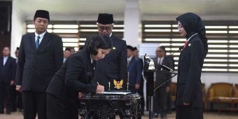 Lantik 44 ASN, Wali Kota Kediri Tegaskan Komitmen Pemerintahan Cepat Tepat