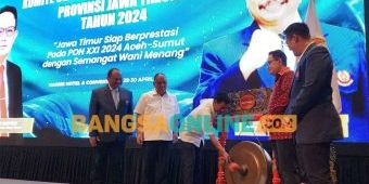 Pesan Adhy Karyono saat Buka Rakerprov KONI Jatim 2024