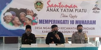 Peringati 10 Muharam, Pemdes Ngadirejo Madiun Gelar Santunan untuk Anak Yatim Piatu