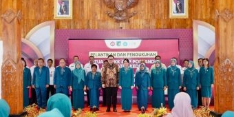 Bupati Dhito Sampaikan 3 Pesan Penting Bagi Pengurus dan Kader PKK yang Baru Dilantik