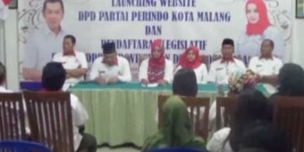 Panaskan Mesin, Perindo Kota Malang Launching Website