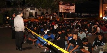 Nekat Konvoi, Ratusan Penggembira saat Pengesahan Warga Baru PSHT Diamankan Polisi