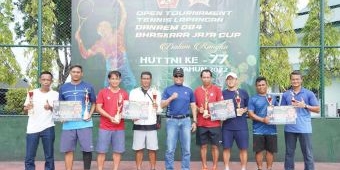 Danrem 084/BJ Tutup Turnamen Tenis Lapangan