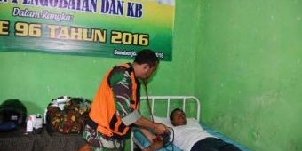 Tim Kesehatan Kodim 0814 Jombang Pantau Kesehatan 