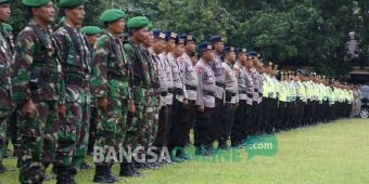 884 Pasukan Gabungan Amankan 7 Pilkades Serentak di Jombang