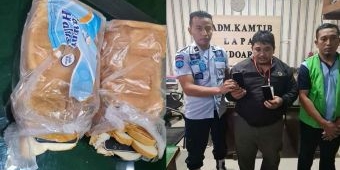Petugas Lapas Sidoarjo Gagalkan Penyelundupan 2 Handphone di Dalam Roti Tawar