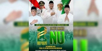 Poster Ilegal Warnai Kirab Satu Abad NU di Kraksaan Probolinggo