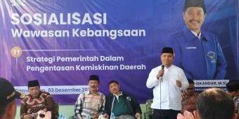 Entaskan Kemiskinan, DPC Demokrat Pamekasan Gelar Sosialisasi Wawasan Kebangsaan