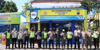 Putus Mata Rantai Penyebaran Covid, Polres Tuban Terapkan Pengetatan Perjalanan di Perbatasan