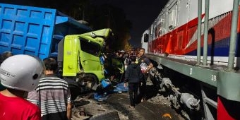 KAI Daop 7 Madiun: Truk Mogok Sebabkan Tabrakan KA Dhoho di Blitar