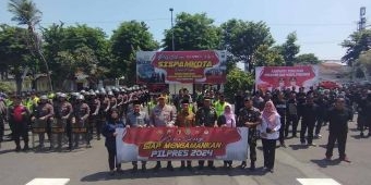 Siapkan Pengamanan Pemilu 2024 di Kota Pasuruan, Pelatihan Sispamkota Digelar