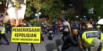 Polresta Mojokerto Kota Periksa 9 Pemuda Diduga Gerombolan Pesilat yang Berkonvoi