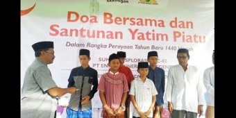 ​Rayakan Tahun Baru Hijriah, SKK Migas-EML Santuni Yatim Piatu