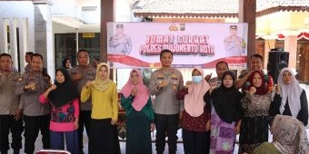 Polres Mojokerto Kota Gelar Jumat Curhat di Kelurahan Gunung Gedangan