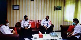 Bangun Sinergitas, Plt Kepala Rutan Kelas IIB Sumenep Ngopi Bareng Kepala Diskominfo