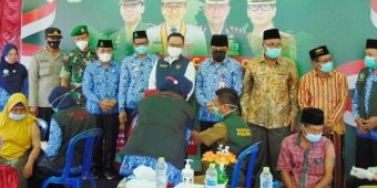 Kejar Herd Immunity, Bupati Pamekasan Launching Vaksinasi Berhadiah di 13 Kecamatan