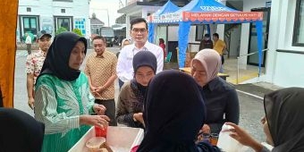 Kejari Kabupaten Kediri Gandeng BRI Cabang Pare Gelar Pasar Murah