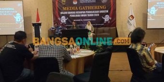 KPU Kabupaten Mojokerto Adakan Media Gathering