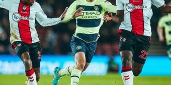 Hasil Southampton vs Manchester City: The Citizens Takluk 0-2