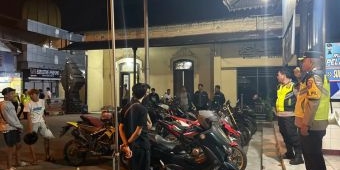 Razia Skala Besar di Babat, Polres Lamongan Amankan 21 Motor Knalpot Brong