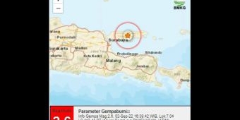 Kabupaten Pamekasan Diguncang Gempa 2,6 Magnitudo