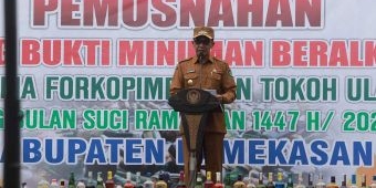 Pemkab Pamekasan Musnahkan 2.971 Botol Miras Jelang Ramadhan