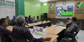 Perumda Pasar Joyoboyo Gelar Monev bersama Diskominfo Kota Kediri, Upaya Hadirkan Pasar Ngangeni
