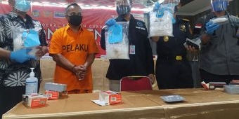 Selundupkan Sabu 3,045 Kg dari Malaysia, Warga Probolinggo Diringkus Petugas Bea dan Cukai Juanda