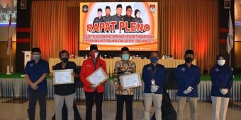 ​KPU Kota Blitar Pleno Rekapitulasi Pilwali 2020, Petahana Raih 50 Ribu Lebih Suara