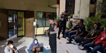 Tanggapi Laporan Warga, Polrestabes Surabaya Amankan Pemuda Pesta Miras dan Gangster