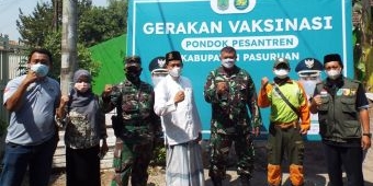 Pesantren Arrahma Gelar Vaksinasi Untuk 480 Santri dan Pelajar