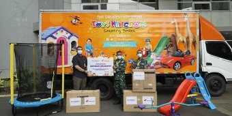 Hari Anak Nasional, Toys Kingdom Berikan 3.300 Mainan Edukatif untuk Pasien Anak di Wisma Atlet