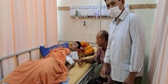 Goreng Bubuk Bahan Petasan, Remaja di Sidoarjo Dilarikan ke Rumah Sakit Terkena Ledakan