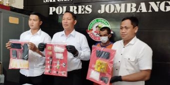 Polres Jombang Amankan 2 Ons Sabu dari Dua Pengedar, Salah Satunya Residivis