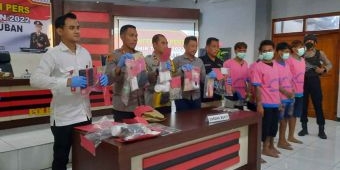 Polres Tuban Sita Uang Palsu Senilai Rp10 Juta