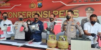 Polres Tuban Ringkus Komplotan Pencuri Baterai Tower BTS