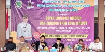 Tingkatkan Hasil Pelaku Usaha di Kelurahan Manisrejo, Wali Kota Madiun Gelar Pertemuan dengan Dewan