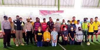 Usai Launching Program Orang Tua Asuh, Polres Kediri Kota Gelar Turnamen Futsal Antar Pelajar Papua