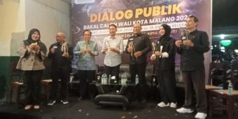 Di Dialog Publik, Bacawali Wahyu Hidayat Paparkan Visi Misi Usung Kearifan Lokal Kota Malang
