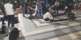 Posko Sholeh Dibongkar Sendiri, Dibawa Pulang, Demo Turunkan Khofifah Batal Digelar