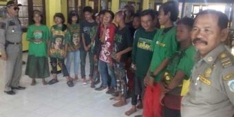 Satpol PP Lamongan Amankan Belasan Anak Punk