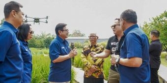 Wakil Menteri BUMN Tinjau Persiapan Program Smart Precision Farming Petrokimia Gresik