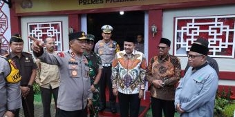 Kapolda Jatim Tinjau Kesiapan Posyan dan Pospam di Pasuruan dan Malang