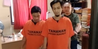 2 Residivis Diamankan Polsek Rungkut saat Hendak Jual Motor Curian ke Madura